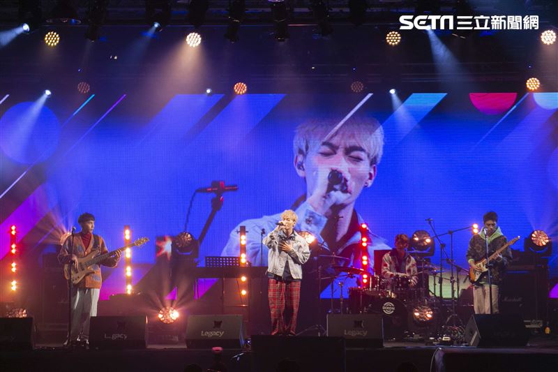 noovy出席客家流行音樂大賽。（圖／記者楊澍攝影）