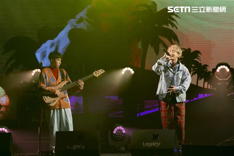 noovy出席客家流行音樂大賽。（圖／記者楊澍攝影）