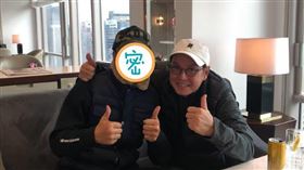 任達華「滿臉白鬍子」蒼老近照瘋傳（圖／翻攝自譚詠麟微博）