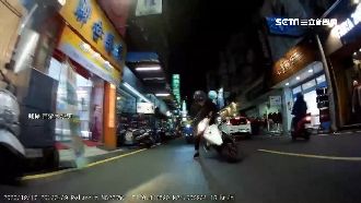 汽車逆向擦撞肇逃　女反應快急穩車身