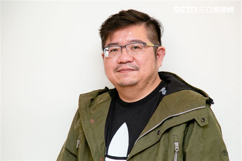 《腿》導演張耀升三立新聞網專訪。（圖／記者楊澍攝影）