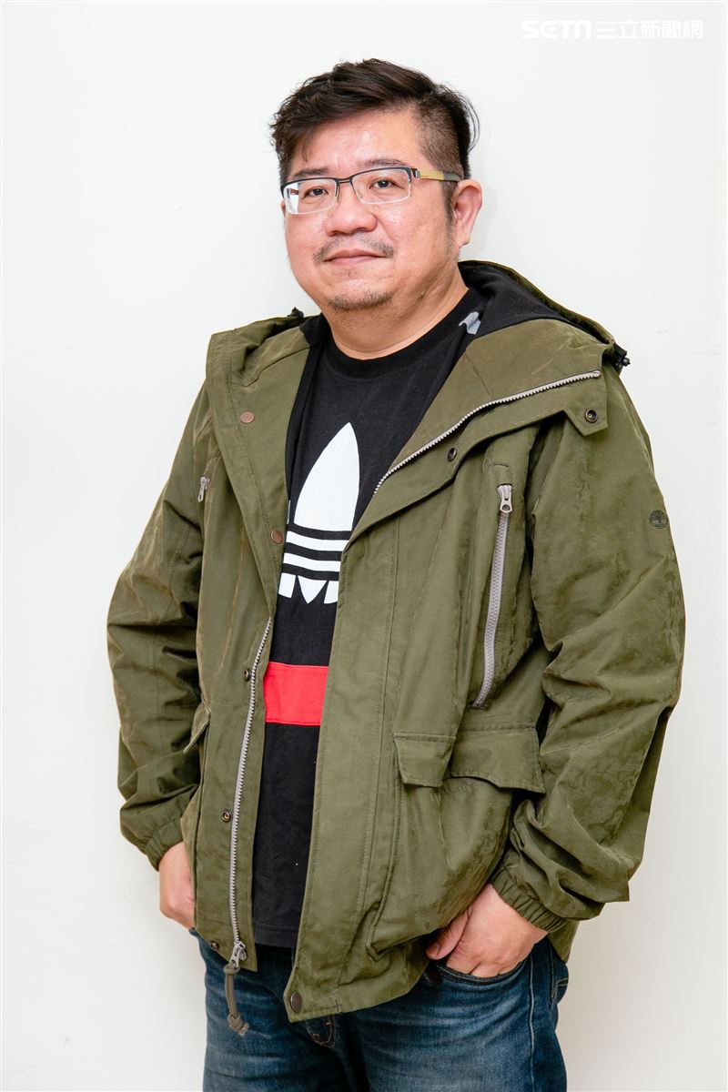 《腿》導演張耀升三立新聞網專訪。（圖／記者楊澍攝影）