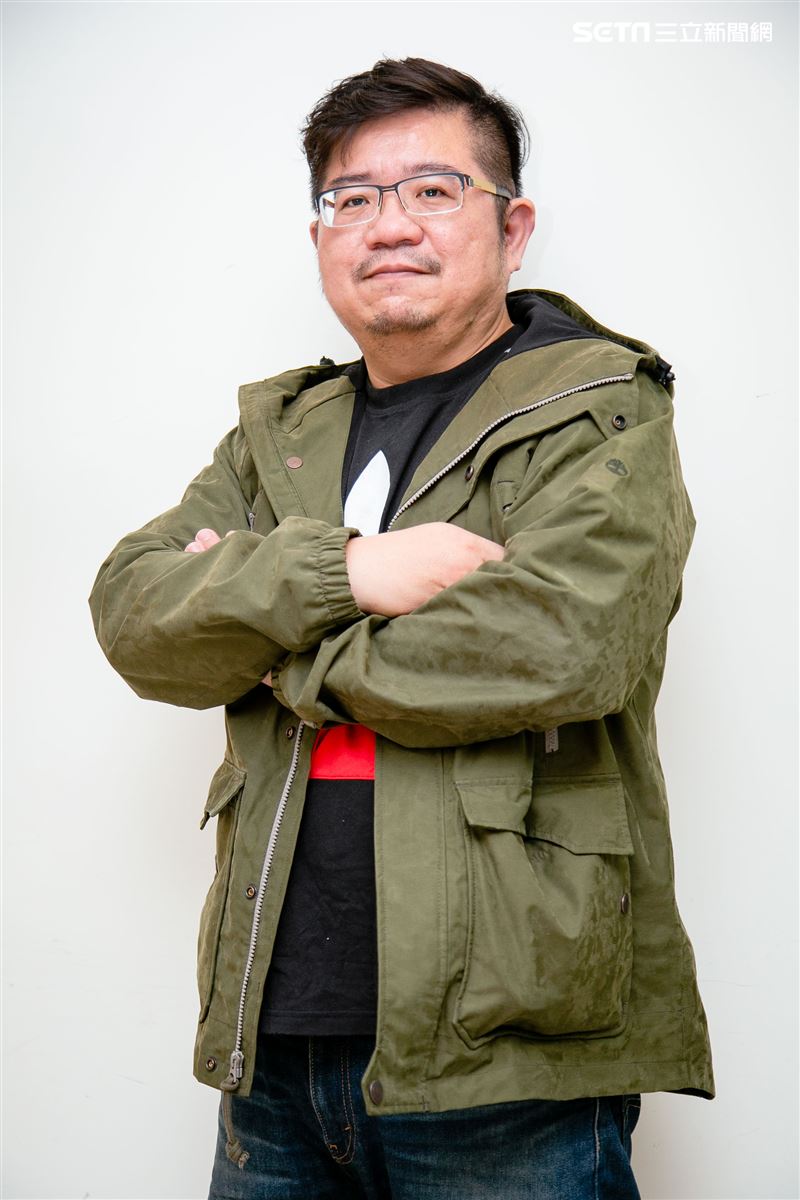 《腿》導演張耀升三立新聞網專訪。（圖／記者楊澍攝影）