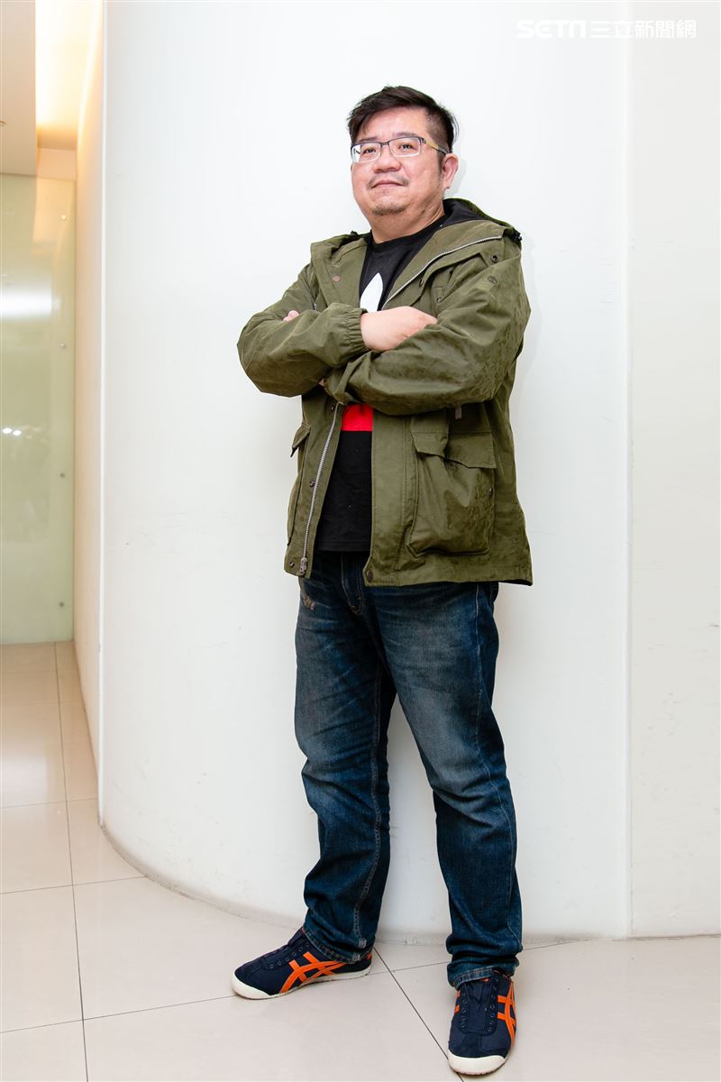 《腿》導演張耀升三立新聞網專訪。（圖／記者楊澍攝影）