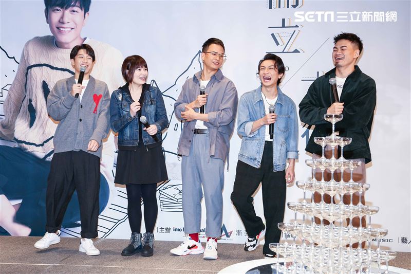 韋禮安而立之後演唱會慶功宴茄子蛋出席。（圖／記者楊澍攝影）