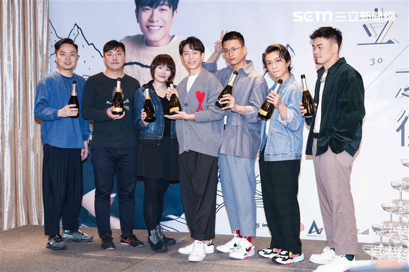 韋禮安而立之後演唱會慶功宴茄子蛋出席。（圖／記者楊澍攝影）