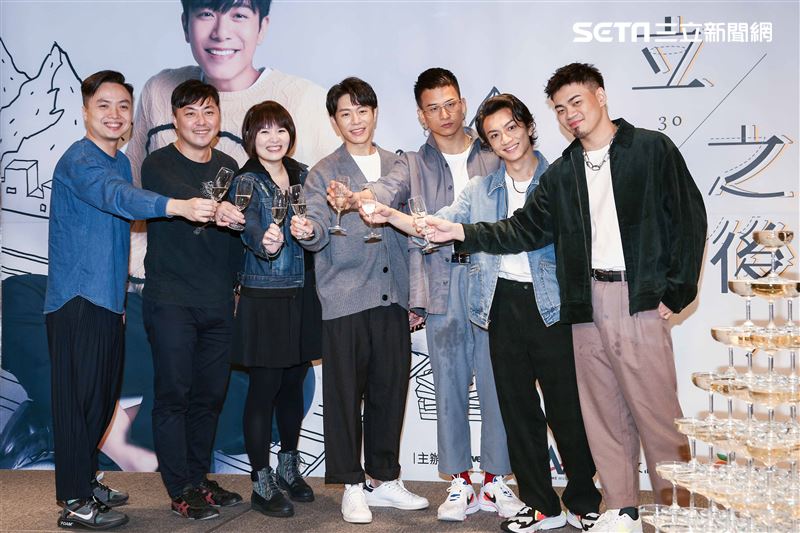 韋禮安而立之後演唱會慶功宴茄子蛋出席。（圖／記者楊澍攝影）