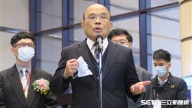 行政院長蘇貞昌21日出席在台北國際會議中心舉行的第11次全國科學技術會議開幕典禮。（圖／記者盧素梅攝影）
