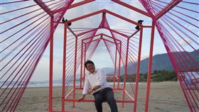 ▲透過民眾的參與，將、「風」的概念融入「藝術」。（圖／屏東縣政府提供）