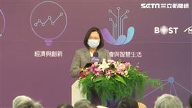蔡英文總統21日出席「第十一次全國科學技術會議」。（圖／記者盧素梅攝影）