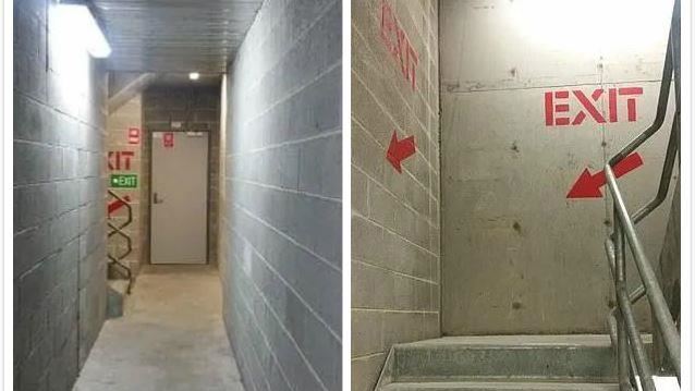 商場如隱形迷宮　老翁半跪陳屍梯間