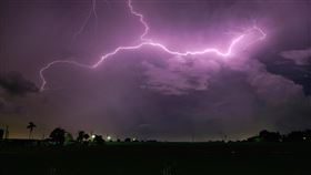 閃電打雷　雲林　雷神（圖／Marvin Tsai‎ 西螺囝仔(Xiluo)）