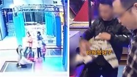 中國小戰狼？男童暴打4女童嗆「死老外！」　爸爸拒道歉（圖／翻攝自易視頻微博）