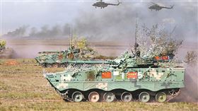 中共坦克（圖／翻攝自中國國防部網站）