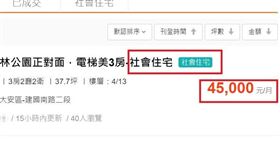 5萬元社宅。（圖／翻攝自591租屋網）