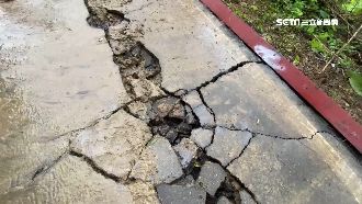 連日雨害路坍！石門打「鋼軌樁」修路