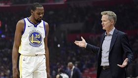 明強碰KD超級籃網　柯爾：我的報應
NBA,布魯克林籃網,Kevin Durant,金州勇士,Steve Kerr
美聯社／達志影像