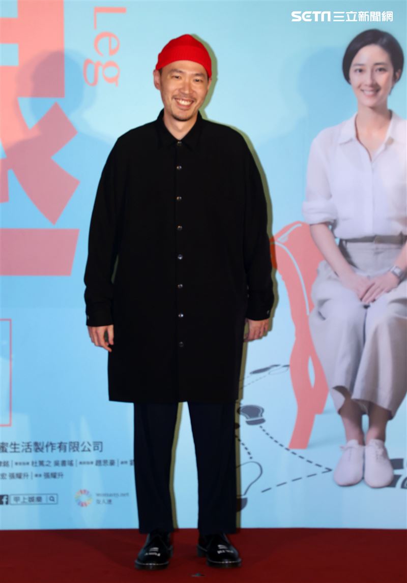 「腿」演員張少懷出席「腿」電影首映會。（記者邱榮吉/攝影）