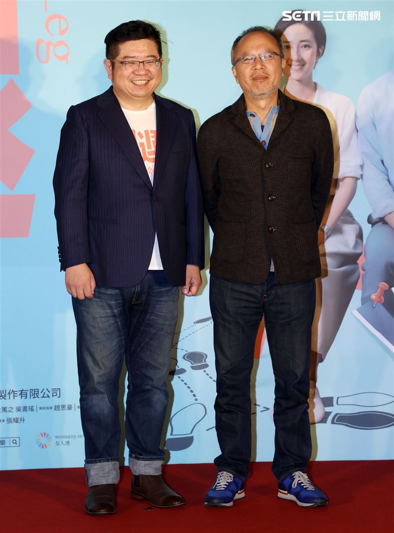「腿」監製鍾孟宏、導演張耀升出席「腿」電影首映會。（記者邱榮吉/攝影）