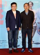 「腿」監製鍾孟宏、導演張耀升出席「腿」電影首映會。（記者邱榮吉/攝影）