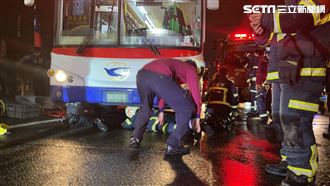 北市死亡車禍！夫載妻遭公車輾壓慘死