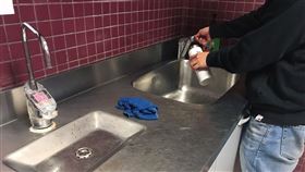 細菌,辦公室,茶水間,水龍頭(記者郭奕均攝影)