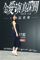 李國毅、吳子霏、喜翔、龍劭華、陳珮騏、張翰、明杰、錢俞安、巫建和出席《金愛演真探團》首映記者會。（圖／記者楊澍攝影）