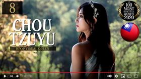 2020年即將尾聲，「TB WORLD」每一年都會評比年度百大美女榜單，今年名單揭曉，韓團TWICE台灣成員周子瑜拿下第八名，為台灣最高名次，而第一名由27歲的土耳其女星漢德埃賽爾（Hande Erçel）拿下。（圖／截圖自 TB WORLD YouTube）