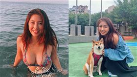 Nono辜莞允,性感,絕對領域,深溝。翻攝自ig