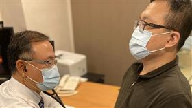 書田診所副院長潘俊伸表示，健檢過程中，體重過重、脂肪肝等常是男性族群所困擾問題。（圖／記者簡浩正攝影）