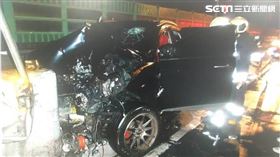 凌男行駛在平面道路時一切正常，並未遭人從後追逐開槍。（圖／翻攝畫面）