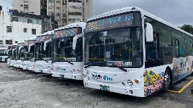 新北青春山海線添綠色運具  電動公車