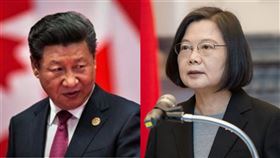 習近平、蔡英文（組合圖／翻攝自新華網、總統府提供）