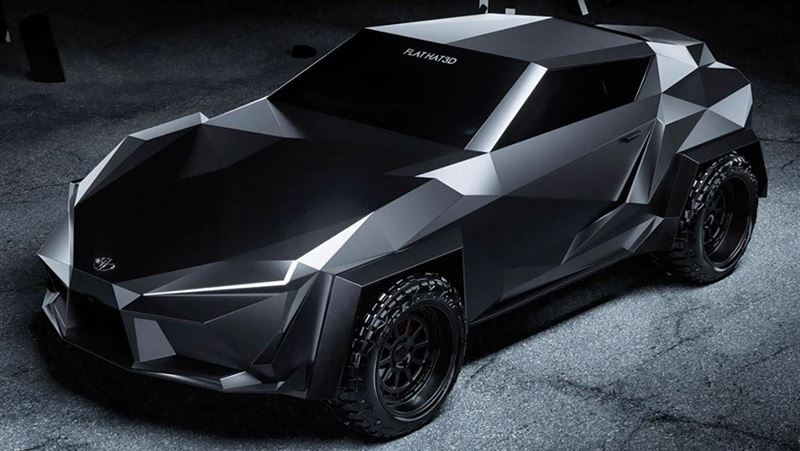 鑽石型車身　豐田牛魔王變成防彈車