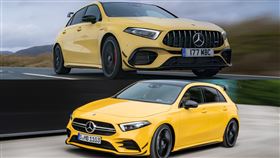 ▲賓士A45 S對決A35（圖／翻攝自Mercedes-Benz官網）