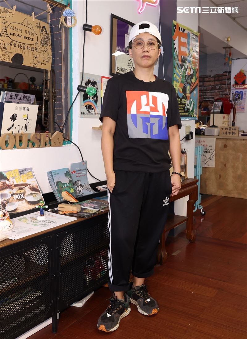 超偶江明娟三立新聞網專訪。（記者邱榮吉/攝影）