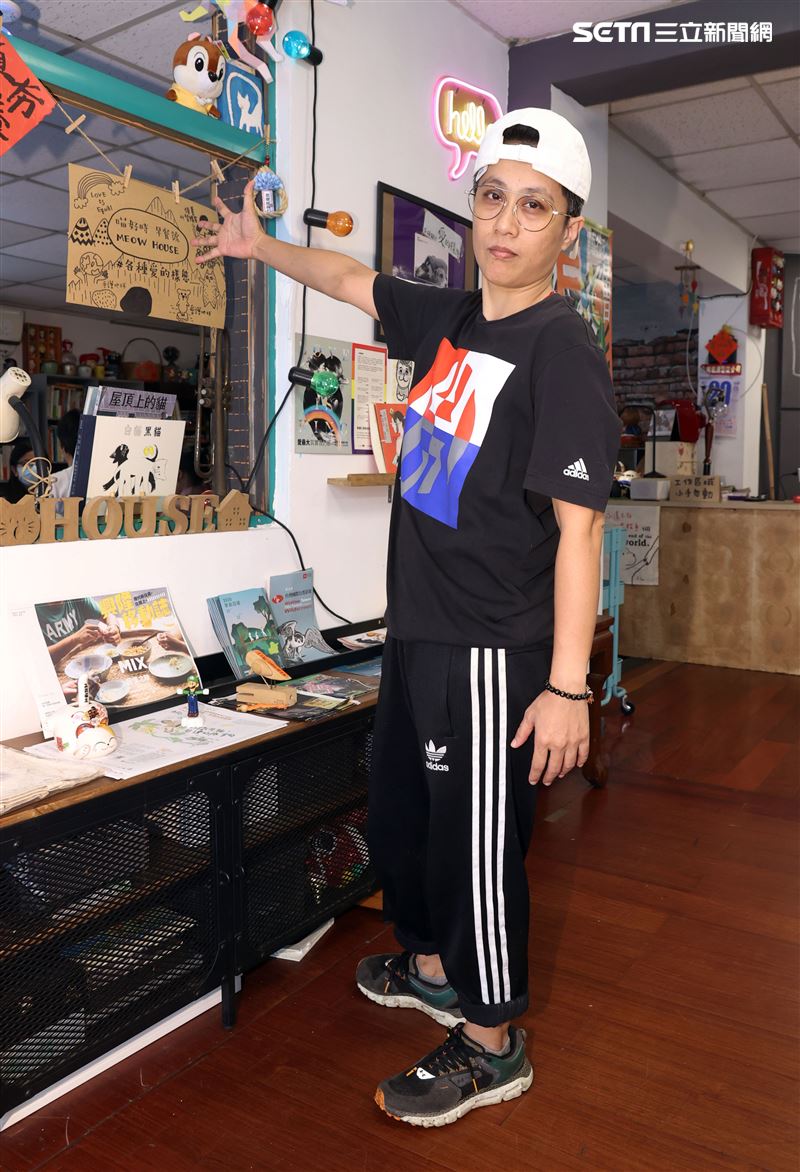 超偶江明娟三立新聞網專訪。（記者邱榮吉/攝影）