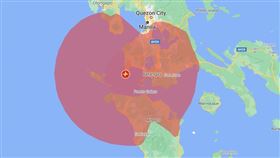 菲律賓呂宋島附近6.3強震（圖／翻攝自Google Maps）