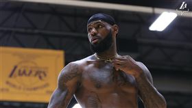LeBron James。（圖／翻攝自湖人官方推特）