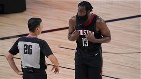 幸運躲禁賽！哈登若再違規缺賽將血虧
NBA,休士頓火箭,James Harden,防疫,罰款,禁賽
美聯社／達志影像