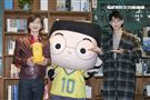 林隆璇、林亭翰父子、「小兒子」阿甯咕、街舞男團B.T.O.D小兒子音樂系列《愛搞怪的小東西》媒體茶敘。（圖／記者楊澍攝影）