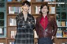林隆璇、林亭翰父子、「小兒子」阿甯咕、街舞男團B.T.O.D小兒子音樂系列《愛搞怪的小東西》媒體茶敘。（圖／記者楊澍攝影）