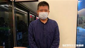 陳江和再次和謝志綸道歉。（圖／記者王怡翔攝影）
