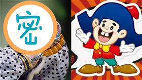 乖乖的形象人物，則參考最火紅的黃俊雄布袋戲人物「哈嘜二齒」。