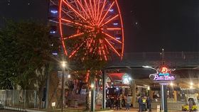 高雄大魯閣草衙道摩天輪故障 翻攝畫面