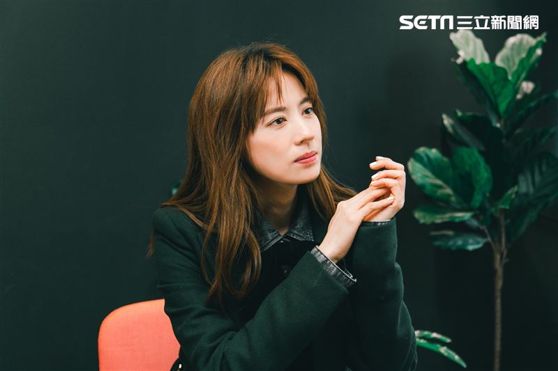 林予晞三立新聞網專訪。（圖／記者楊澍攝影）