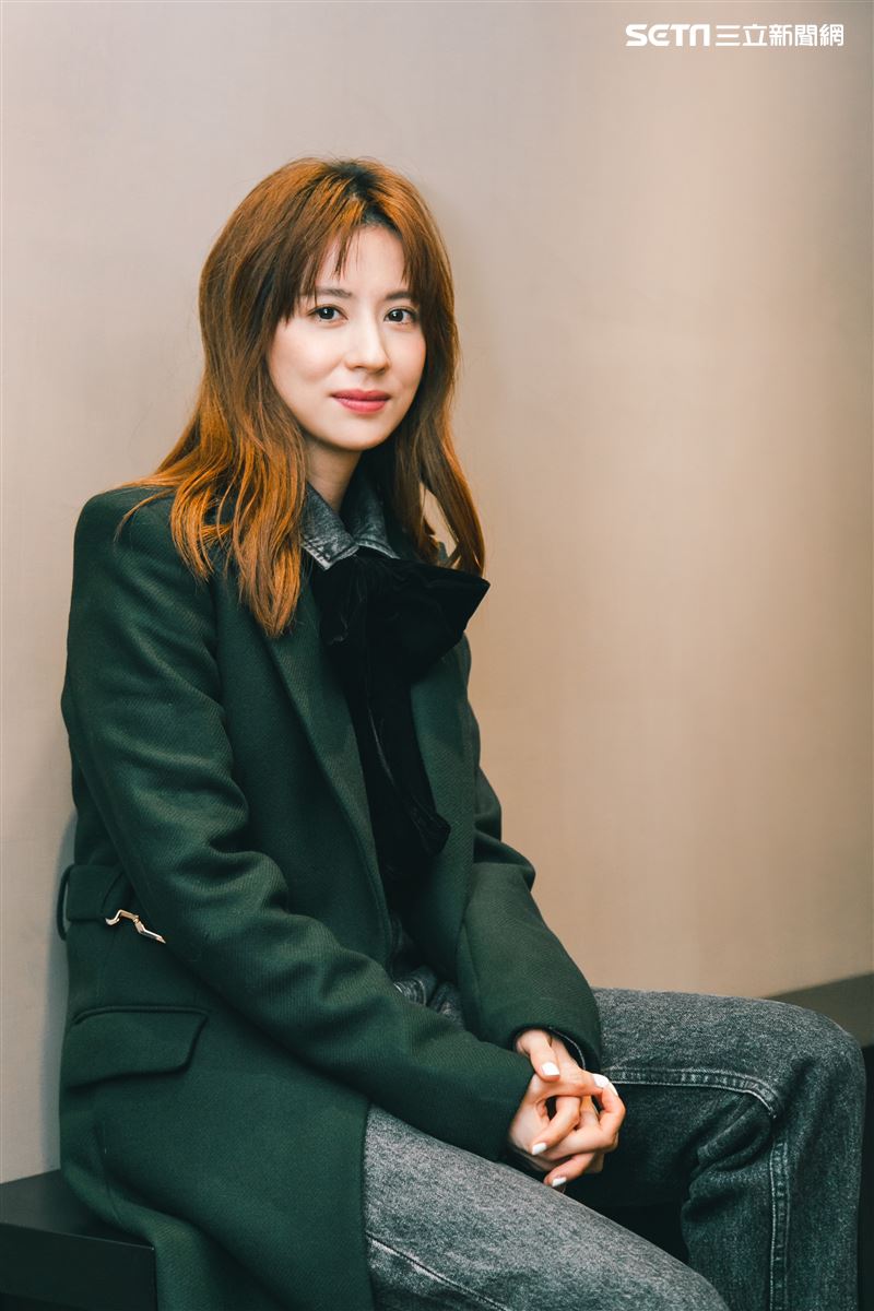 林予晞三立新聞網專訪。（圖／記者楊澍攝影）