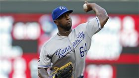 ▲兄弟新洋投歐尼爾（Onelki Garcia）小聯盟出賽36場升大聯盟。（圖／美聯社／達志影像）