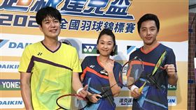 坤達、李易、六月。（圖／中華羽協提供）