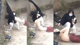 廈門,女學生,翻牆,裙子,圍牆,扯下